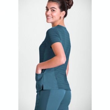 NORVIL 1147 Women's Jacket Short Sleeves, V-Neck Premium Natura Stretch