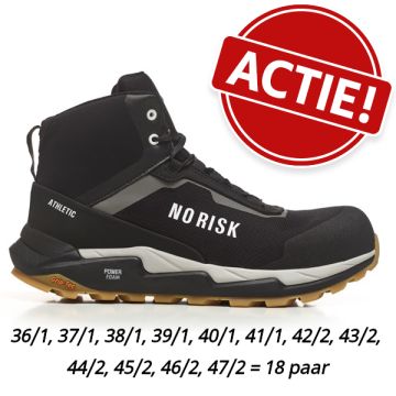 No Risk Athletic Mid Black 1019.00 Assortiment a 18 paar