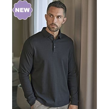Tee Jays TJ1442 Pima Cotton Long Sleeve Polo