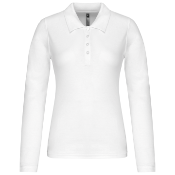 Kariban K257 Piqué-damespolo lange mouwen