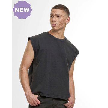Build Your Brand BY436 Vintage Cropped Heavy Sleeveless Tee