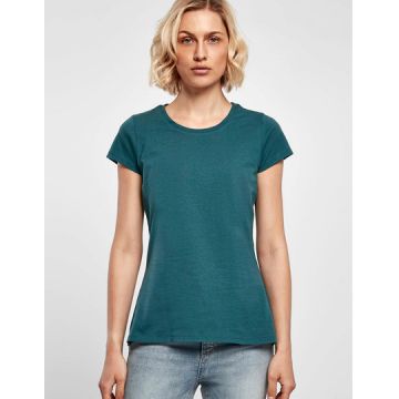 Build Your Brand Basic BYBB012 Ladies´ Basic Tee - Wit