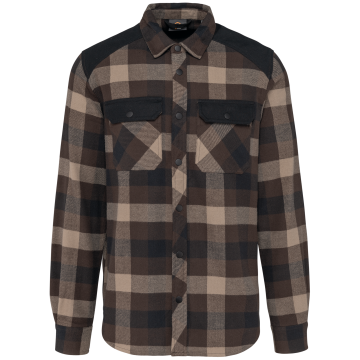 WK. Designed To Work WK520 Geruit overshirt met zakken