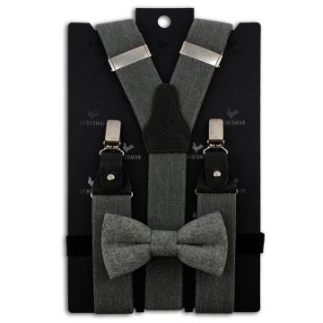 Sir Redman SR20117 ( SRCOMBI20117B ) bretels combi pack Denim Kylian Tweed
