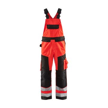 Blaklader 2660 Bretelbroek High Vis - Rood