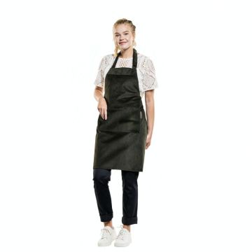 Chaud Devant 521 Bib Apron Base Green Velvet
