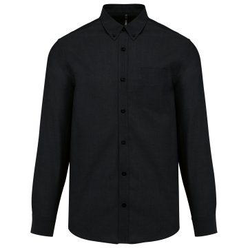 Kariban K533C Heren Oxford overhemd lange mouwen