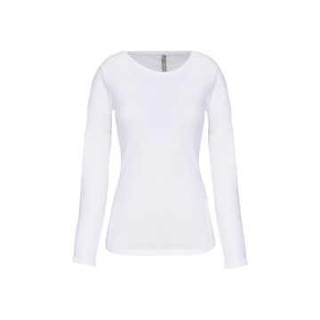 Kariban K3017 Dames-T-shirt ronde hals lange mouwen