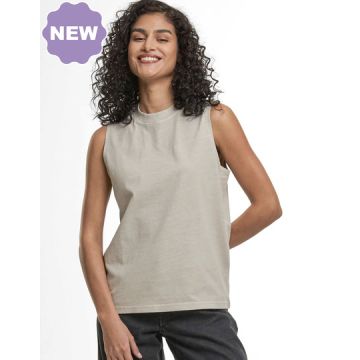 Build Your Brand BY429 Ladies Vintage Washed Sleeveless Tee