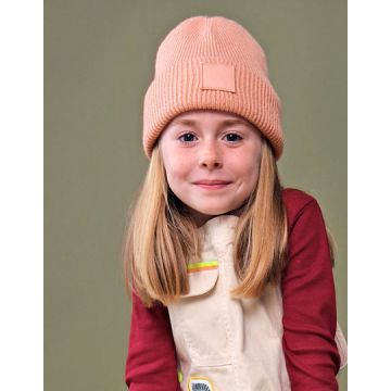 Beechfield CB336B Kids Deep Cuffed Tonal Patch Beanie