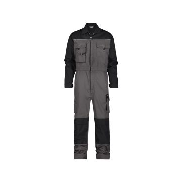 DASSY 100286 Cannes Two-Colored Overalls with Knee Pockets