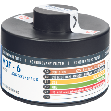 CERVA 0704018999999 MoF-6 A2B2E2K2HgP3 D R filter voor CM-6