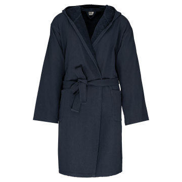 Kariban K140C Biologische badjas met capuchon Navy S/M