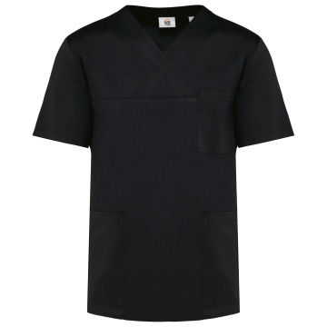 WK. Designed To Work WK507C Unisex tuniek met korte mouwen van polykatoen