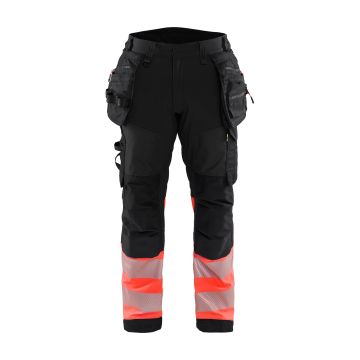 Blaklader 1821 Softshell Work Trousers High Vis