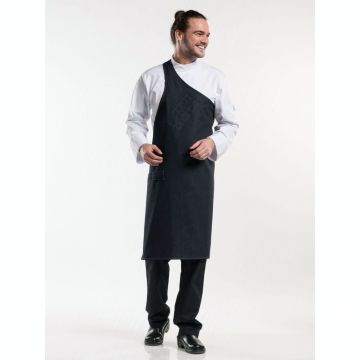 Chaud Devant 682 Bib Apron Butcher Black Denim
