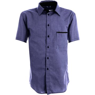 Made To Match Chambray Overhemd Korte Mouw