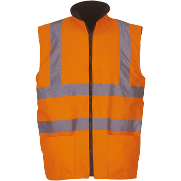 Yoko YHV008F Omkeerbare fleece veiligheidsbodywarmer