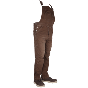CrossHatch CANADIAN BROWN Overalls, stretch gardening pants, ruler pocket, hammer loop