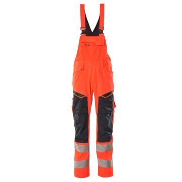 MASCOT 19569 Amerikaanse overall met kniezakken ACCELERATE SAFE - Rood