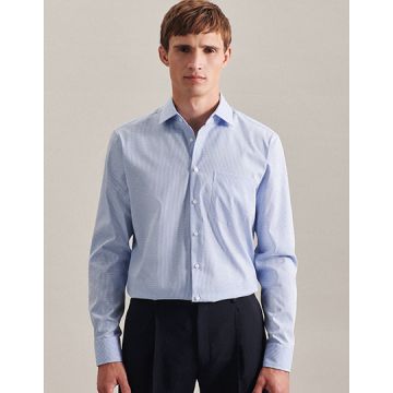 Seidensticker SN193600 Men´s Shirt Regular Fit Check/Stripes Long Sleeve