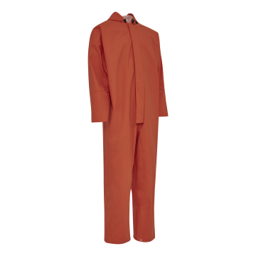 Elka Rainwear 018001 Made in Europe PU Coverall Orange