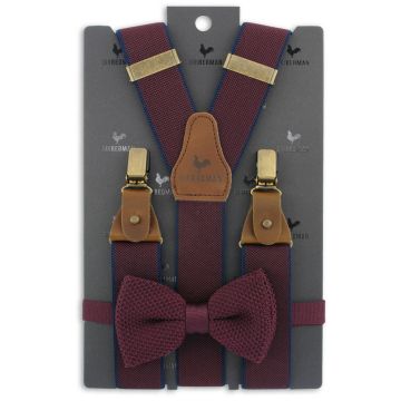 Sir Redman SR20196 ( SRCOMBI20196B ) bretels combi pack Crushed Berry