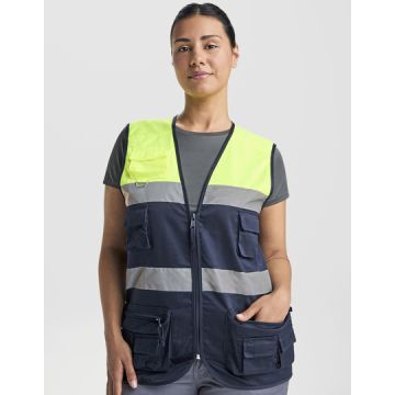 Roly Workwear RY9323 High visibility Multi-Pocket Vest Beta