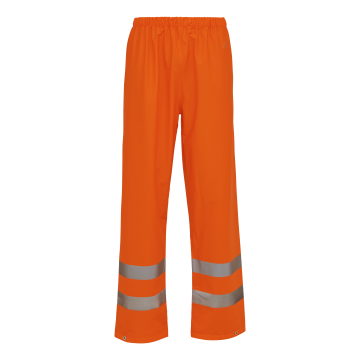 Elka 022403R Dry Zone Visible Rain Trousers Hi-Vis with Reflective Stripes