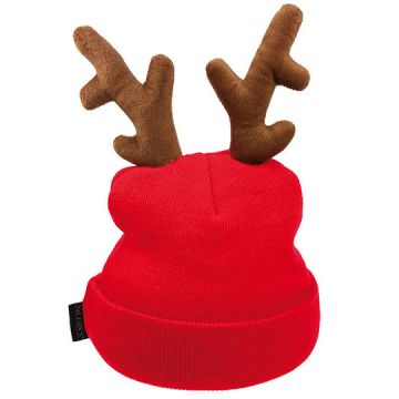 L-merch C1440 Reindeer Knitted Hat