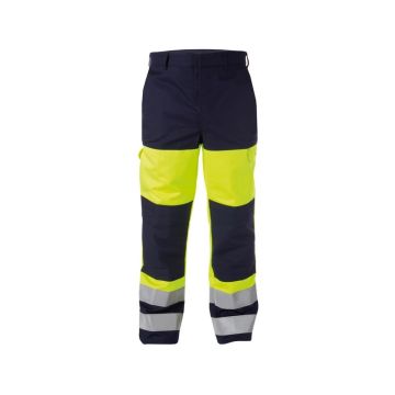 Basic Line 10447 Tuscon Multinorm hoge zichtbaarheidswerkbroek met kniezakken