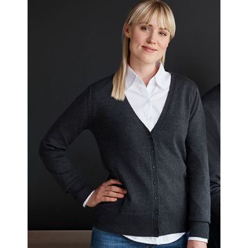 Russell Athletic Collection Z715F Ladies´ V-Neck Knitted Cardigan