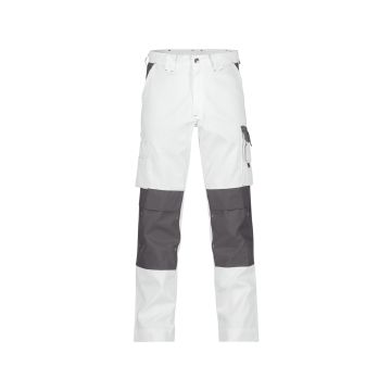 DASSY 200426 Boston Tweekleurige werkbroek met kniezakken - Wit