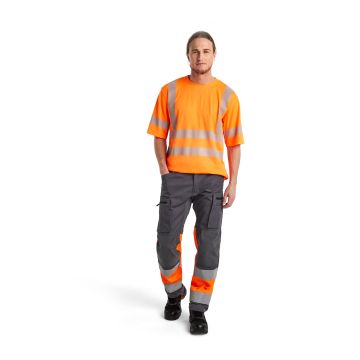 Blaklader 1551 High Vis Werkbroek met stretch - Grijs