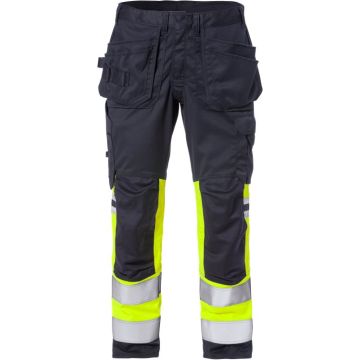 FRISTADS 129519 Flamestat high vis werkbroek stretch klasse 1 2163 ATHF