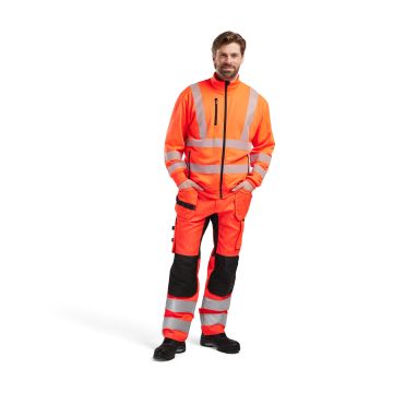 Blaklader 3563 High Vis Sweatshirt with zipper