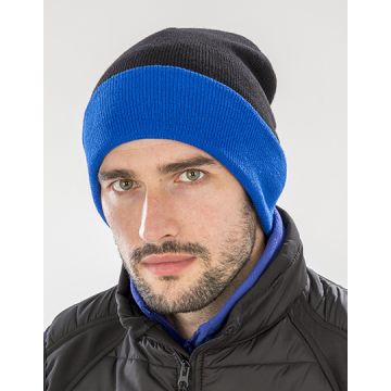Result Recycled RT930 Recycled Black Compass Beanie