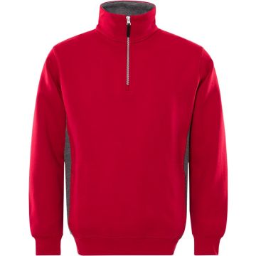 FRISTADS 100209 Sweatshirt met korte ritssluiting 1705 DF