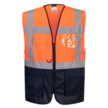 Portwest ES076 ES1 Essential Hi-Vis Contrast Executive Vest