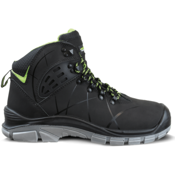 SafeFeet Larvik Hoog Zwart S3