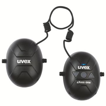 uvex aXess 2640201 SNR 25 dB zwart, mt L