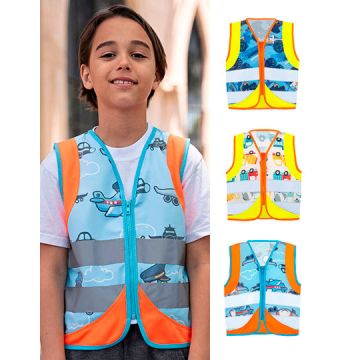 Korntex KX123K Children´s Safety Vest Action Vehicle Fun CO² Neutral