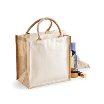 Westford Mill WM421 Printers Midi Jute Bag