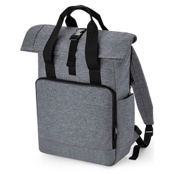BagBase BG118L Recycled Twin Handle Roll-Top Laptop Backpack