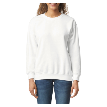 Gildan GI18000X Heavy Blend™ Adult Sweater met ronde hals White 3XL