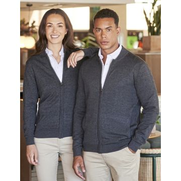 Henbury W718 Unisex Zip Through Cardigan