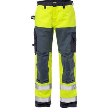 FRISTADS 125940 Flame high vis broek klasse 2 2585 FLAM
