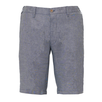 Sunwill 608427-8301 Casual linen Shorts with elastic in Fittted