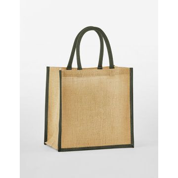 Westford Mill WM477 Natural Starched Jute Mini Gift Bag