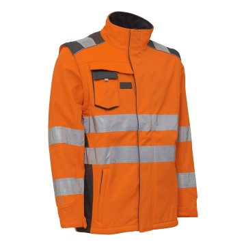 Elka 116504R Visible Xtreme Softshell Jacket with Extra Length